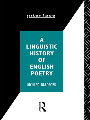 cover image of A Linguistic History of English Poetry
